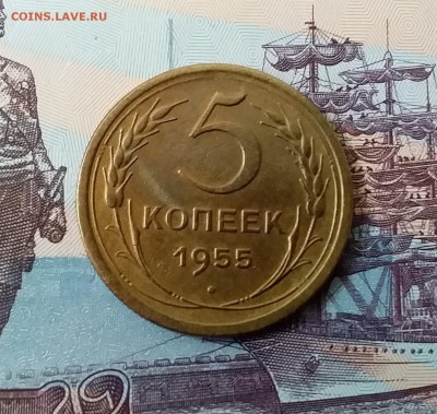 5 копеек 1955. До 3.04.19 в 22.00 - 20190331_124826