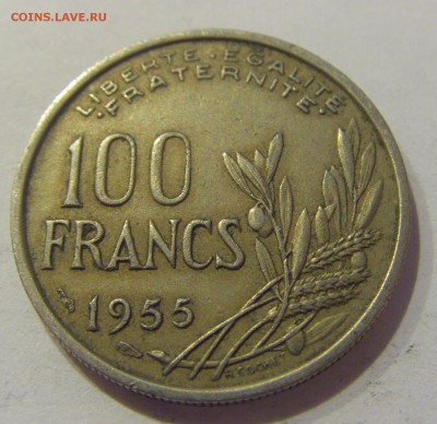 100 франков 1955 Франция №1 05.04.2019 22:00 МСК - CIMG7385.JPG