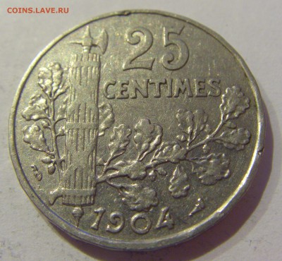 25 сантим 1904 Франция №1 05.04.2019 22:00 МСК - CIMG7425.JPG