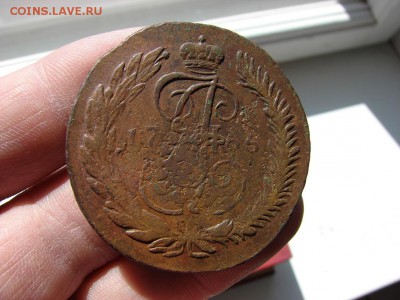 5 копеек 1766 СПМ. Перечекан с "барабанов". До 04.04.2019 - 3 - копия.JPG