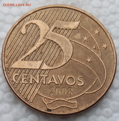 Бразилия 25 сентаво 2008 до 04.04.19 - 15