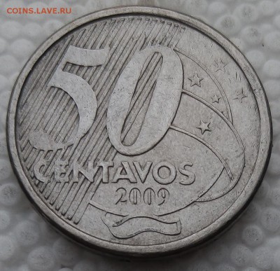 Бразилия 50 сентаво 2009 до 04.04.19 - 17