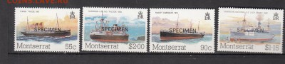 Монсерат 1980 корабли 4м** - 2а