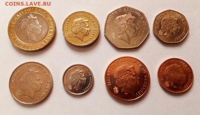 Гернси. Набор 2006 г. 2 фунта-1 пенни. 8 шт. UNC. До 4.04.19 - IMG_20190401_093459