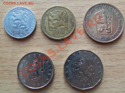 Монеты Чехии и Чехословакии 5шт до 20.06.11 в 22.00 - 101_0706