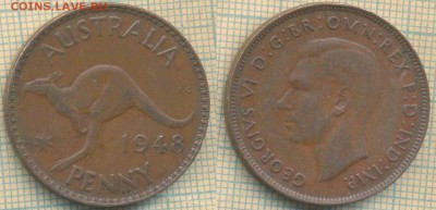 Австралия 1 пенни 1948 г., до 08.04.2019 г. 22.00 по Москве - Австралия 1 пенни  1948  5869