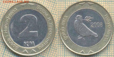 Босния и Герцеговина 2 марки 2008 г., до 08.04.2019 г. 22.00 - Босния 2 марки 2008  5870
