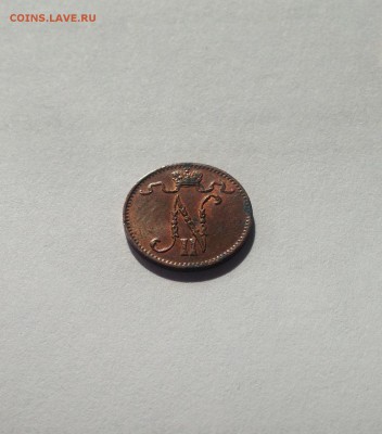 1 пенни Русская Финляндия 1912г., UNC , до 08.04.19г. - 1p12-8