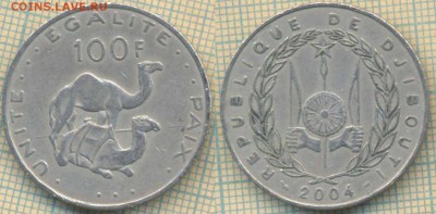 Джибути 100 франков 2004 г., до 08.04.2019 г. 22.00 по Москв - Джибути 100 франков 2004  5882