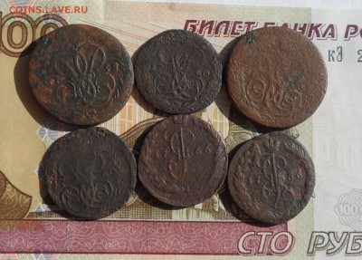 Лот копеек и деньги 1758-66 гг.(6 шт.),до 08.04.19 22.00 мск - 1.JPG