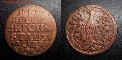 МОНЕТЫ МИРА 04-19 - Германия (Ахен) – 12 геллеров (1758)