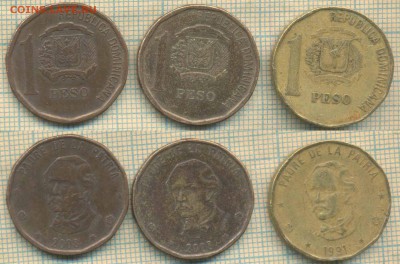Доминикана 1 песо 1991,2008 гг., фикс - Доминикана 1 песо 1991 08