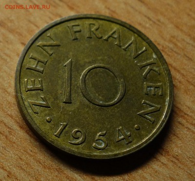 10 ФРАНКОВ 1954 СААР до 5.04.2019 в 22-00 - saar1