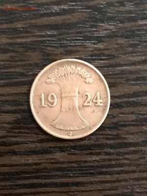 Германия 1 рейхспфенниг 1924г. До 22:00 10.04.19 - C29FAE58-71A1-4CA4-ADD7-E2077C40282A