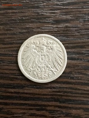 Германия 5 пфенниг 1908 года. До 22:00 10.04.19 - E38AE39E-069E-4D97-A827-0E60D3F853DE