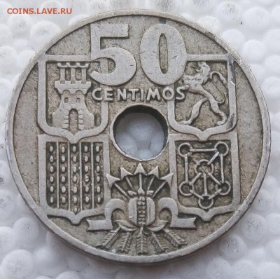 Испания 50 сентимо 1949 до 09.04.19 - 43