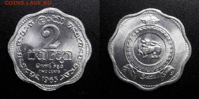 МОНЕТЫ МИРА 04-19 - Цейлон – 2 цента (1963)