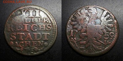 МОНЕТЫ МИРА 04-19 - Германия (Ахен) – 12 геллеров (1759)