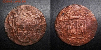 МОНЕТЫ МИРА 04-19 - Нидерланды (герцогство Гелдерн) – 1 дуит (1758)