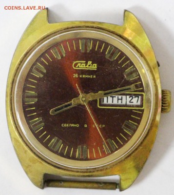 Часы Слава. Ау-10. Не на ходу. Мужские - 11,04.19 в 22.00 - часы 028
