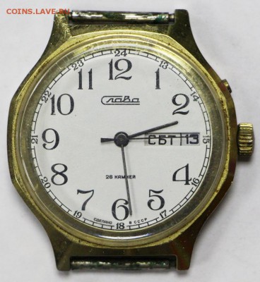 Часы Слава.На ходу. Мужские- 11,04.19 в 22.00 - часы 041