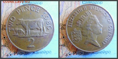 Гернси 2 пенса, 1986 - 9