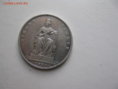 Пруссия 1 талер 1871 Победа над Францией до 10.04 в 22-00мск - решка пруссия 1871