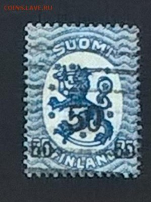 Финляндия 1919 1м надпечатка 50 - 421