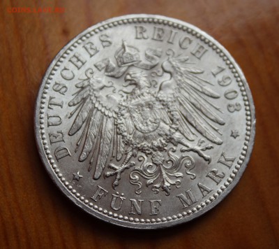 Гамбург 5 марок 1903 год оценка - IMG_6642.JPG