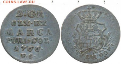 2 гроша Польша 1766 - 2 гроша 1766