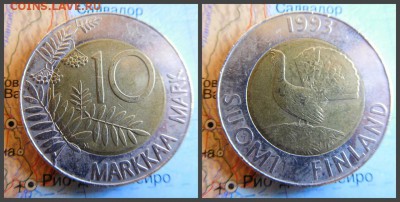 Финляндия 10 марок, 1993 - 6