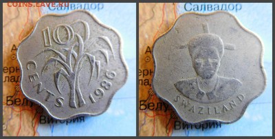 Свазиленд 10 центов, 1986 - 10