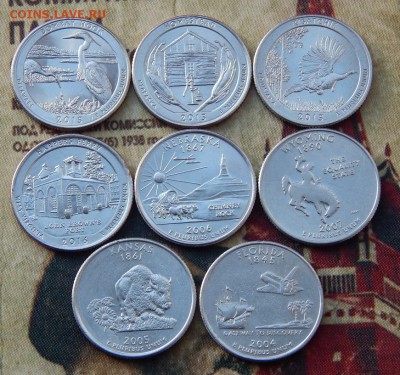 США 8 квотеров (парки, штаты) (лот №2) - DSCN4362.JPG