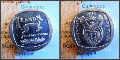 ЮАР 1 ранд, 2014 - 19