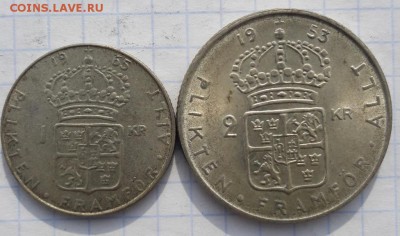 Швеция 1 крона и 2 кроны до 10.04.2019.в 21.00мск - IMG_20190408_115032