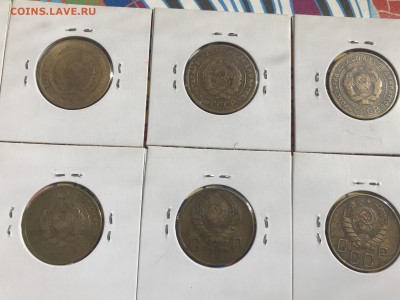 Подборка 5 копеек до 1961 г., 20-е, 30-е, 40-е, 50-е. 19 шт - AB00D578-89C0-4B87-A7F1-20A2D0390707