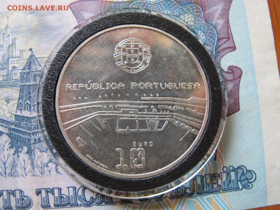 10 евро Португалии 2006 "ЧМ по футболу", серебро. - IMG_3437.JPG