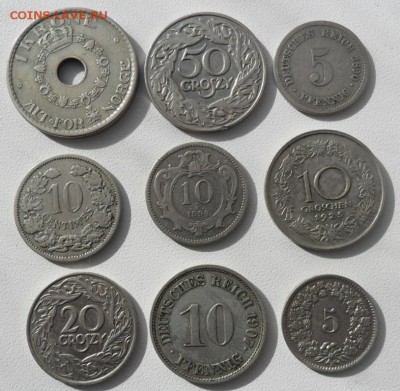 Монеты старой Европы 1890-1925 -9 штук - SAM_6831.JPG