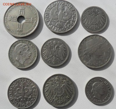 Монеты старой Европы 1890-1925 -9 штук - SAM_6832.JPG