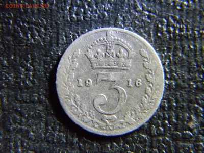 Великобритания - 3 пенса 1916 года, 11.04 в 22.00 по Москве - Изображение 6359