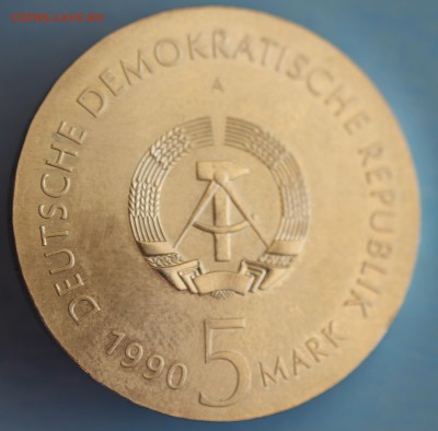 С РУБ.ГДР 5 марк 1990г. КУРТ ТУХОЛЬСКИЙ до 17.04 в 22-00 - IMG_7211.JPG