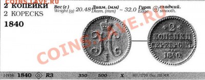 2 копейки серебром 1840 без букв МД. Есть вопрос. - 635fc6c01b9d