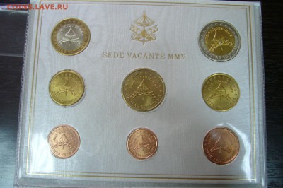 Евро Ватикан 2005 набор жетонов - 15-04-19 - 23-10 мск - P2090102.JPG