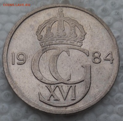 Швеция 50 эре 1984 до 16.04.19 - 12