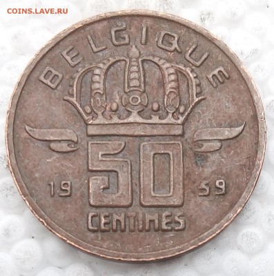 Бельгия 50 сантимов 1959 до 16.04.19 - 27