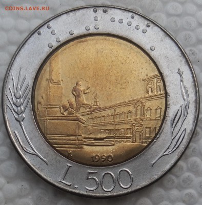 Италия 500 лир 1990 до 16.04.19 - 63