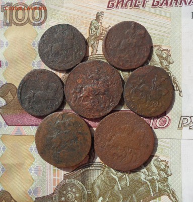 Лот копеек и деньги 1758-66 гг.(7 шт.),до 19.04.19 22.00 мск - 2.JPG