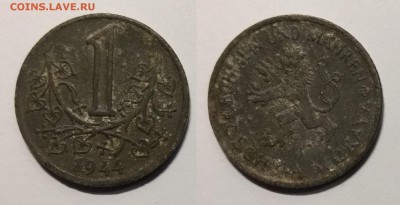 Богемия и Моравия 1 крона 1944 г - 17.04 22:00мск - IMG_20190409_070249