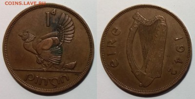 Ирландия 1 пенни 1942 года - 17.04 22:00мск - IMG_20190409_071431