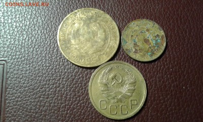 2 коп.1933, 3 коп. 1935, 5 коп. 1932гг.     14.04.19.  22.00 - 20190309_211546